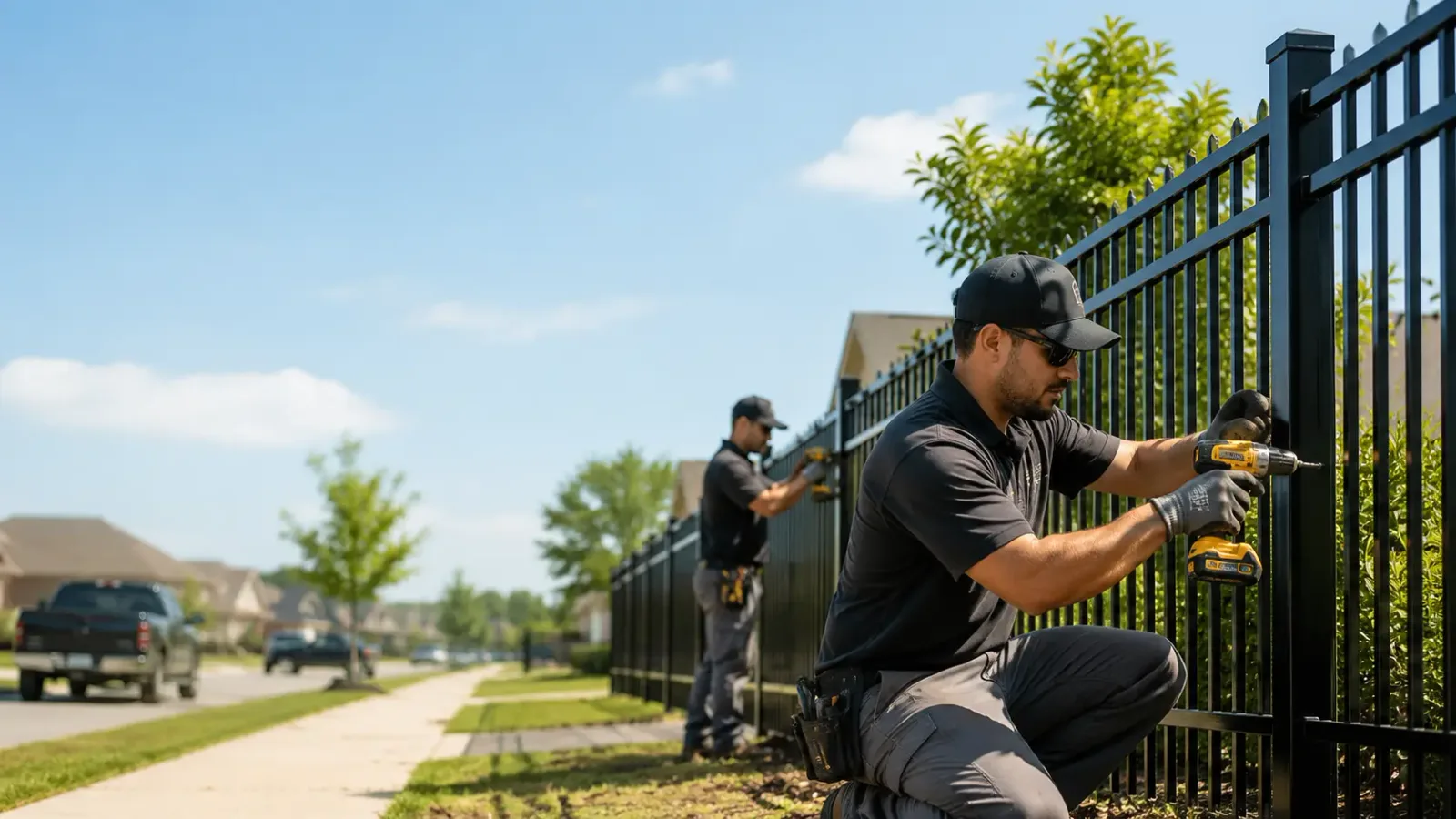 Metal Fence Installation in Hinton, IA